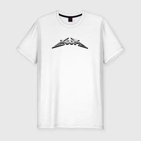 Мужская футболка хлопок Slim с принтом Егор в стиле рок группы Металлика в Тюмени, 92% хлопок, 8% лайкра | приталенный силуэт, круглый вырез ворота, длина до линии бедра, короткий рукав | 