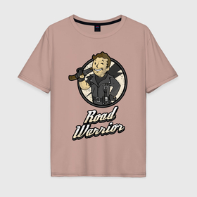 Мужская футболка хлопок Oversize с принтом Vault mad Max в Санкт-Петербурге, 100% хлопок | свободный крой, круглый ворот, “спинка” длиннее передней части | Тематика изображения на принте: 