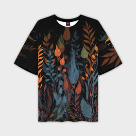 Мужская футболка oversize 3D с принтом Осенние краски в Тюмени,  |  | 