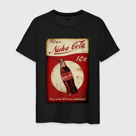 Мужская футболка хлопок с принтом Nuka cola price в Екатеринбурге, 100% хлопок | прямой крой, круглый вырез горловины, длина до линии бедер, слегка спущенное плечо. | 