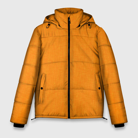 Мужская зимняя куртка 3D с принтом Жёлто оранжевый текстура однотонный в Тюмени, верх — 100% полиэстер; подкладка — 100% полиэстер; утеплитель — 100% полиэстер | длина ниже бедра, свободный силуэт Оверсайз. Есть воротник-стойка, отстегивающийся капюшон и ветрозащитная планка. 

Боковые карманы с листочкой на кнопках и внутренний карман на молнии. | 