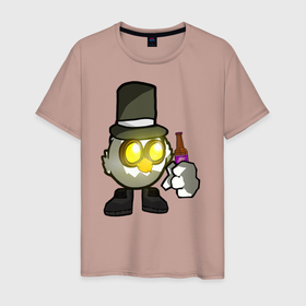 Мужская футболка хлопок с принтом Фенг Chicken Gun в Тюмени, 100% хлопок | прямой крой, круглый вырез горловины, длина до линии бедер, слегка спущенное плечо. | 