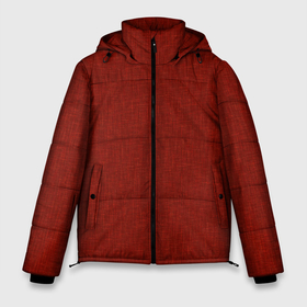 Мужская зимняя куртка 3D с принтом Однотонный тёмно красный текстура в Новосибирске, верх — 100% полиэстер; подкладка — 100% полиэстер; утеплитель — 100% полиэстер | длина ниже бедра, свободный силуэт Оверсайз. Есть воротник-стойка, отстегивающийся капюшон и ветрозащитная планка. 

Боковые карманы с листочкой на кнопках и внутренний карман на молнии. | 