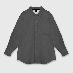 Мужская рубашка oversize 3D с принтом Тёмно серый однотонный текстура в Тюмени,  |  | Тематика изображения на принте: 