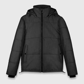 Мужская зимняя куртка 3D с принтом Тёмно серый однотонный текстура в Тюмени, верх — 100% полиэстер; подкладка — 100% полиэстер; утеплитель — 100% полиэстер | длина ниже бедра, свободный силуэт Оверсайз. Есть воротник-стойка, отстегивающийся капюшон и ветрозащитная планка. 

Боковые карманы с листочкой на кнопках и внутренний карман на молнии. | 