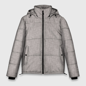 Мужская зимняя куртка 3D с принтом Текстура серо бежевый однотонный в Тюмени, верх — 100% полиэстер; подкладка — 100% полиэстер; утеплитель — 100% полиэстер | длина ниже бедра, свободный силуэт Оверсайз. Есть воротник-стойка, отстегивающийся капюшон и ветрозащитная планка. 

Боковые карманы с листочкой на кнопках и внутренний карман на молнии. | 