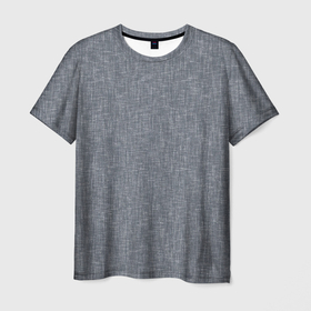Мужская футболка 3D с принтом Текстура серый однотонный в Тюмени, 100% полиэфир | прямой крой, круглый вырез горловины, длина до линии бедер | 