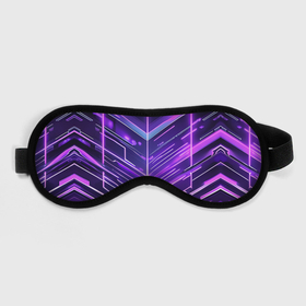 Маска для сна 3D с принтом Фиолетовые неон полосы киберпанк , внешний слой — 100% полиэфир, внутренний слой — 100% хлопок, между ними — поролон |  | Тематика изображения на принте: 