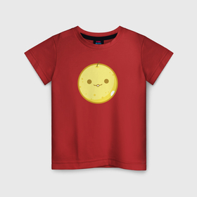 Детская футболка хлопок с принтом Груша   suika game в Курске, 100% хлопок | круглый вырез горловины, полуприлегающий силуэт, длина до линии бедер | 
