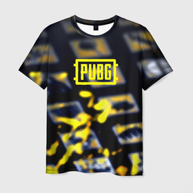 Мужская футболка 3D с принтом PUBG Королевская битва в Кировске, 100% полиэфир | прямой крой, круглый вырез горловины, длина до линии бедер | 