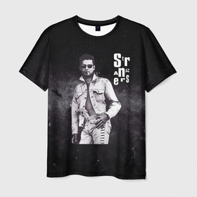 Мужская футболка 3D с принтом Depeche Mode   Dave Gahan strangers pistol в Кировске, 100% полиэфир | прямой крой, круглый вырез горловины, длина до линии бедер | Тематика изображения на принте: 