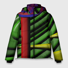 Мужская зимняя куртка 3D с принтом Пластиковый иной мир в Тюмени, верх — 100% полиэстер; подкладка — 100% полиэстер; утеплитель — 100% полиэстер | длина ниже бедра, свободный силуэт Оверсайз. Есть воротник-стойка, отстегивающийся капюшон и ветрозащитная планка. 

Боковые карманы с листочкой на кнопках и внутренний карман на молнии. | 