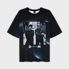 Мужская футболка oversize 3D с принтом Depeche Mode   Мартин и Дэйв в Екатеринбурге,  |  | 