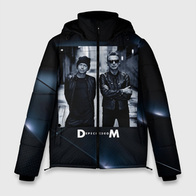 Мужская зимняя куртка 3D с принтом Depeche Mode   Мартин и Дэйв в Екатеринбурге, верх — 100% полиэстер; подкладка — 100% полиэстер; утеплитель — 100% полиэстер | длина ниже бедра, свободный силуэт Оверсайз. Есть воротник-стойка, отстегивающийся капюшон и ветрозащитная планка. 

Боковые карманы с листочкой на кнопках и внутренний карман на молнии. | Тематика изображения на принте: 