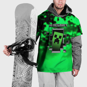 Накидка на куртку 3D с принтом Minecraft creeper online в Кировске, 100% полиэстер |  | 