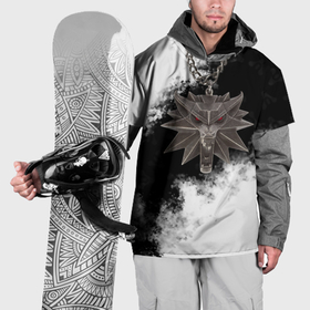 Накидка на куртку 3D с принтом Ведьмак медальён в Тюмени, 100% полиэстер |  | Тематика изображения на принте: 