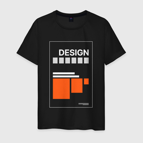 Мужская футболка хлопок с принтом Для дизайнера в Санкт-Петербурге, 100% хлопок | прямой крой, круглый вырез горловины, длина до линии бедер, слегка спущенное плечо. | 