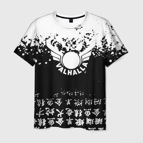 Мужская футболка 3D с принтом Токийские мстители аниме black white в Тюмени, 100% полиэфир | прямой крой, круглый вырез горловины, длина до линии бедер | Тематика изображения на принте: 