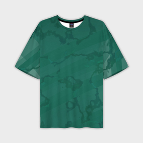 Мужская футболка oversize 3D с принтом Серо зеленые разводы в Санкт-Петербурге,  |  | 