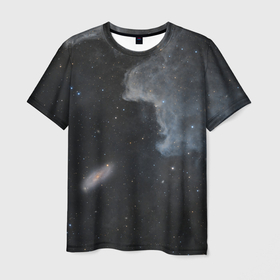 Мужская футболка 3D с принтом Бесконечная вселенная в Кировске, 100% полиэфир | прямой крой, круглый вырез горловины, длина до линии бедер | 
