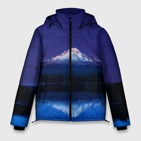 Мужская зимняя куртка 3D с принтом Горный вулкан Фудзияма , верх — 100% полиэстер; подкладка — 100% полиэстер; утеплитель — 100% полиэстер | длина ниже бедра, свободный силуэт Оверсайз. Есть воротник-стойка, отстегивающийся капюшон и ветрозащитная планка. 

Боковые карманы с листочкой на кнопках и внутренний карман на молнии. | Тематика изображения на принте: 