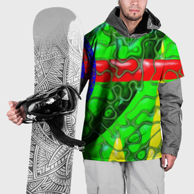 Накидка на куртку 3D с принтом Кожаный рельеф в Белгороде, 100% полиэстер |  | 