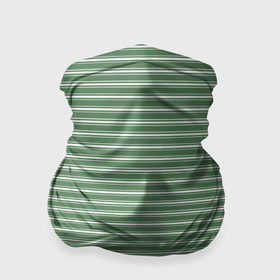Бандана-труба 3D с принтом Светло зелёный полосы , 100% полиэстер, ткань с особыми свойствами — Activecool | плотность 150‒180 г/м2; хорошо тянется, но сохраняет форму | 