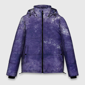Мужская зимняя куртка 3D с принтом Абстракция   violet color background в Курске, верх — 100% полиэстер; подкладка — 100% полиэстер; утеплитель — 100% полиэстер | длина ниже бедра, свободный силуэт Оверсайз. Есть воротник-стойка, отстегивающийся капюшон и ветрозащитная планка. 

Боковые карманы с листочкой на кнопках и внутренний карман на молнии. | Тематика изображения на принте: 