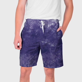 Мужские шорты 3D с принтом Абстракция   violet color background в Санкт-Петербурге,  полиэстер 100% | прямой крой, два кармана без застежек по бокам. Мягкая трикотажная резинка на поясе, внутри которой широкие завязки. Длина чуть выше колен | 