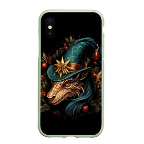 Чехол для iPhone XS Max матовый с принтом Дракон зимних бурь в Курске, Силикон | Область печати: задняя сторона чехла, без боковых панелей | 