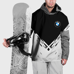 Накидка на куртку 3D с принтом BMW стильная геометрия спорт в Кировске, 100% полиэстер |  | 