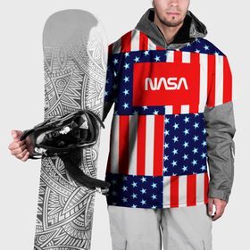 Накидка на куртку 3D с принтом NASA usa space logo в Санкт-Петербурге, 100% полиэстер |  | 