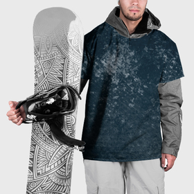 Накидка на куртку 3D с принтом Абстракция   gray blue , 100% полиэстер |  | 