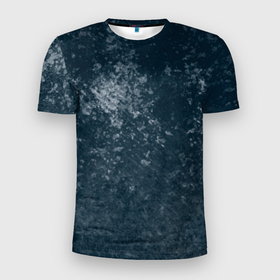 Мужская футболка 3D Slim с принтом Абстракция   gray blue , 100% полиэстер с улучшенными характеристиками | приталенный силуэт, круглая горловина, широкие плечи, сужается к линии бедра | 
