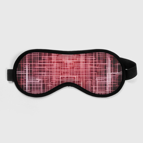 Маска для сна 3D с принтом Красные неоновые полосы киберпанк в Кировске, внешний слой — 100% полиэфир, внутренний слой — 100% хлопок, между ними — поролон |  | Тематика изображения на принте: 