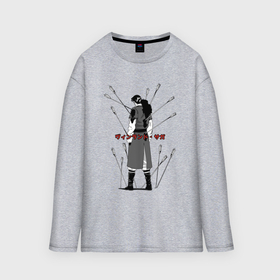 Мужской лонгслив oversize хлопок с принтом Торс в городе Новоалтайск,  |  | 