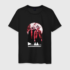 Мужская футболка хлопок с принтом Depeche Mode   Delta Machine Tour в Петрозаводске, 100% хлопок | прямой крой, круглый вырез горловины, длина до линии бедер, слегка спущенное плечо. | Тематика изображения на принте: 