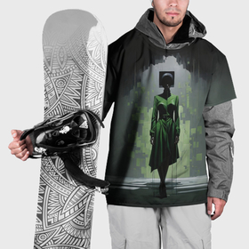 Накидка на куртку 3D с принтом Ведьма измерений в Тюмени, 100% полиэстер |  | 