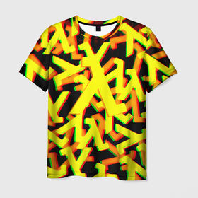 Мужская футболка 3D с принтом Half life bombing logo valve в Санкт-Петербурге, 100% полиэфир | прямой крой, круглый вырез горловины, длина до линии бедер | Тематика изображения на принте: 