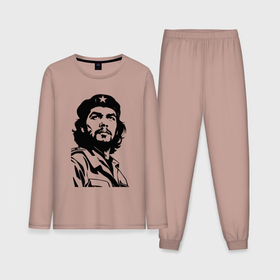 Мужская пижама с лонгсливом хлопок с принтом Че Гевара   взгляд в будущее в Тюмени,  |  | 