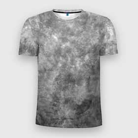 Мужская футболка 3D Slim с принтом Абстракция   grey sky в Новосибирске, 100% полиэстер с улучшенными характеристиками | приталенный силуэт, круглая горловина, широкие плечи, сужается к линии бедра | 