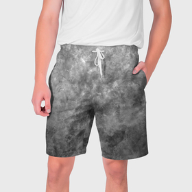 Мужские шорты 3D с принтом Абстракция   grey sky в Новосибирске,  полиэстер 100% | прямой крой, два кармана без застежек по бокам. Мягкая трикотажная резинка на поясе, внутри которой широкие завязки. Длина чуть выше колен | 