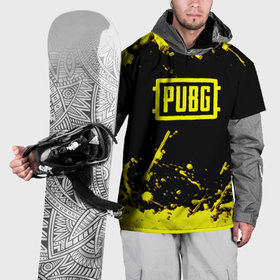 Накидка на куртку 3D с принтом PUBG online yellow в Екатеринбурге, 100% полиэстер |  | 