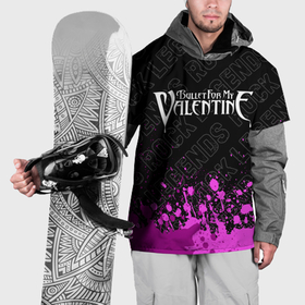 Накидка на куртку 3D с принтом Bullet For My Valentine rock legends посередине в Екатеринбурге, 100% полиэстер |  | Тематика изображения на принте: 