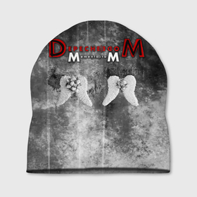 Шапка 3D с принтом Depeche Mode   Memento Mori gothic в Белгороде, 100% полиэстер | универсальный размер, печать по всей поверхности изделия | Тематика изображения на принте: 