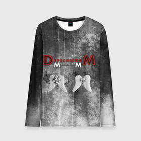 Мужской лонгслив 3D с принтом Depeche Mode   Memento Mori gothic в Екатеринбурге, 100% полиэстер | длинные рукава, круглый вырез горловины, полуприлегающий силуэт | 