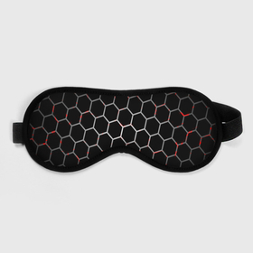 Маска для сна 3D с принтом Шестиугольник пчелиный улей в Тюмени, внешний слой — 100% полиэфир, внутренний слой — 100% хлопок, между ними — поролон |  | 
