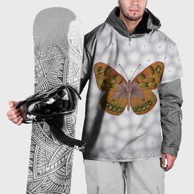 Накидка на куртку 3D с принтом Камуфляжная бабочка , 100% полиэстер |  | Тематика изображения на принте: 