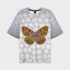 Мужская футболка oversize 3D с принтом Камуфляжная бабочка ,  |  | Тематика изображения на принте: 