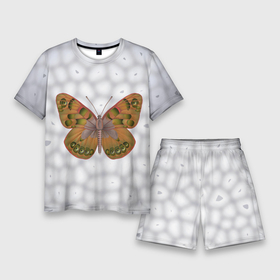 Мужской костюм с шортами 3D с принтом Камуфляжная бабочка ,  |  | Тематика изображения на принте: 